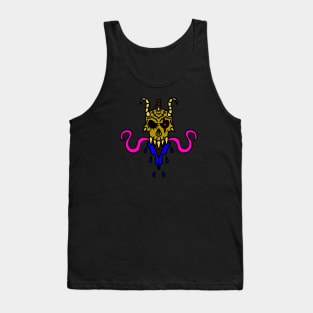 Octo Skull with Horns Tank Top